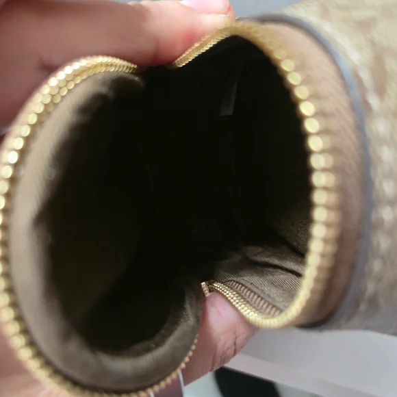 Coach Mini Backpack Bag Charm Keychain Signature Canvas Brown - Picture 5 of 7